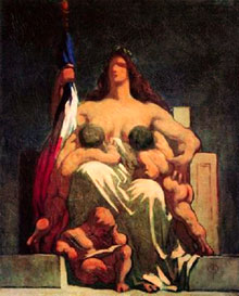 Оноре Домие - Републиката (Honore Daumier - La Republique 1848)