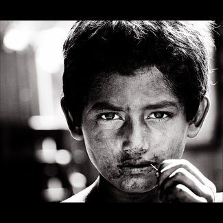 Boy of the garbage dump