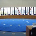 Малката заседателна зала на съда по правата на човека в Страсбург