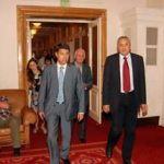 Генерал Димо Гяуров. бивш шеф на разузнаването и Иван Костов