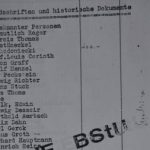 Извадка от протокол на Министерството на финансите на конфискуваните ръкописи (BStU, MfS, HA XVIII, Bd. 13327, Bl. 94)