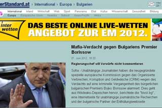 Mafia-Verdacht gegen Bulgariens Premier Borissow. Regierungschef will Vorwurfe nicht kommentieren