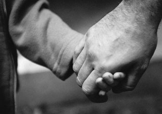 Holding hands