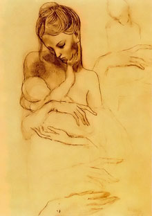 Pablo Picasso - Mother and Child (1905)