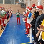 Отборът по адаптиран баскетбол с коледна тренировка